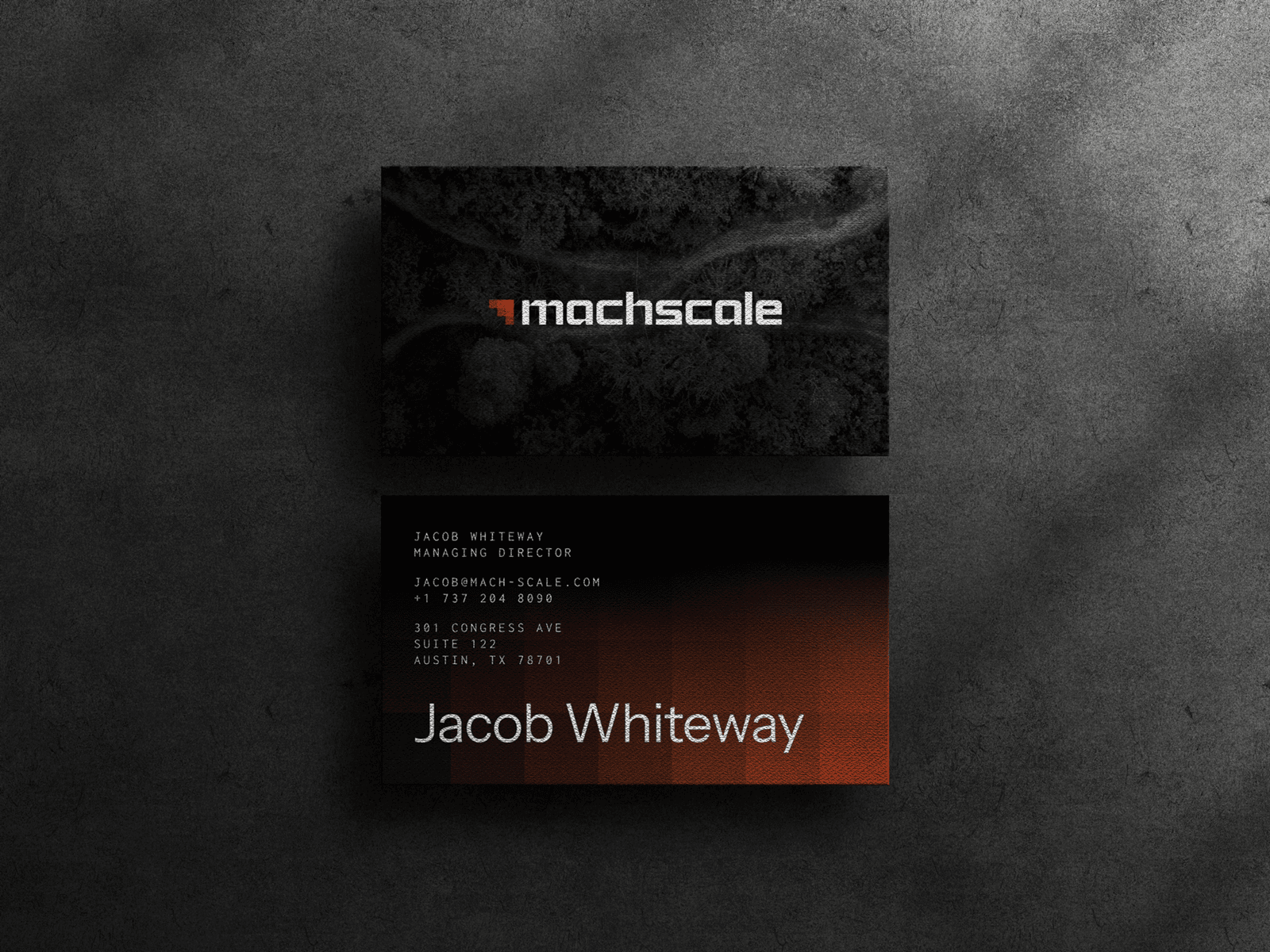 MachScale business cards