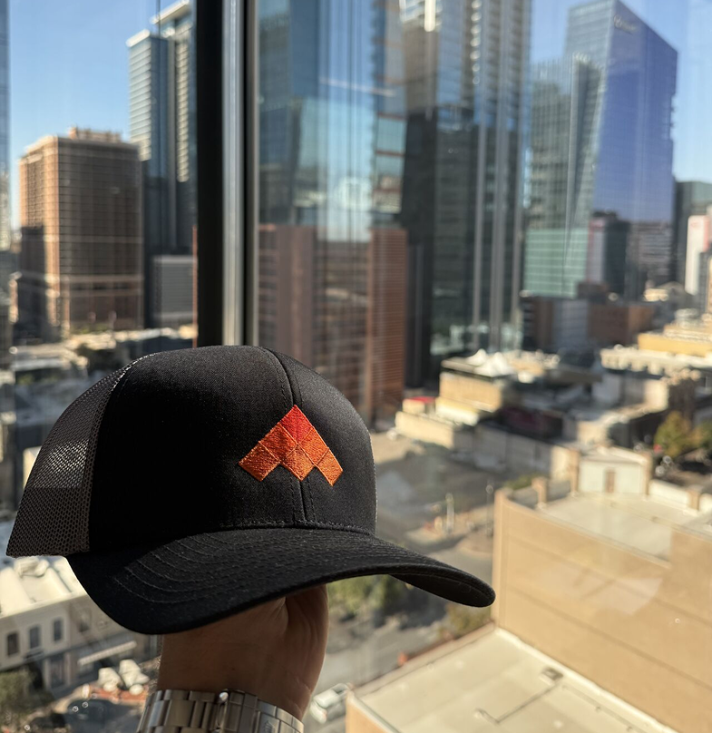 An embroidered MachScale cap